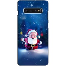 Чехлы на Новый Год Samsung Galaxy s10 Plus – Маленький Дед Мороз