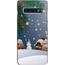 Чехлы на Новый Год Samsung Galaxy s10 Plus – Зима