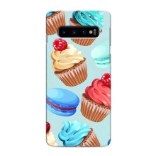 Чохли з фруктами для Samsung Galaxy s10 Plus (VPrint) (Кексики)