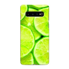 Чохли з фруктами для Samsung Galaxy s10 Plus (VPrint) (Лайм)