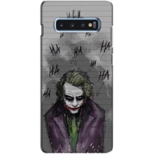 Чехлы с картинкой Джокера на Samsung s10 Plus – Joker клоун