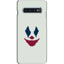 Чехлы с картинкой Джокера на Samsung s10 Plus (Лицо Джокера)