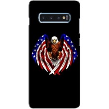 Чехол Флаг USA для Samsung s10 Plus – Крылья США