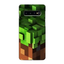 Чохол Майнкрафт на Samsung Galaxy s10 Plus (AlphaPrint) Minecraft (текстура Майнкрафт)