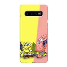 Чехол с картинкой Патрик на Samsung Galaxy s10 Plus (Звонок)