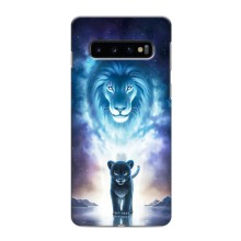 Чохол з картинкою ЛЕВ для Samsung Galaxy s10 Plus (VPrint) (Маленький лев)