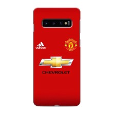 Силіконові Чохли з принтом Футбол на Samsung Galaxy s10 Plus (Man United)