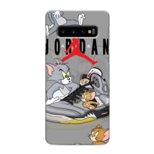 Силиконовый Чехол Nike Air Jordan на Самсунг С10 Плюс – Air Jordan