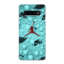 Силіконовый Чохол Nike Air Jordan на Самсунг С10 Плюс – Джордан Найк