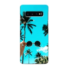 Силіконовий чохол з КАРТИНКАМИ літо для Samsung Galaxy s10 Plus (AlphaPrint) (Погляд літо)