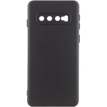 Чохол Silicone Cover Lakshmi Full Camera (A) для Samsung Galaxy S10 – Чорний