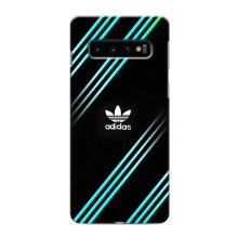 Чохли Адидас для Samsung Galaxy S10 (AlphaPrint) (Адідас з полосами)