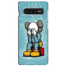 Чехлы для Samsung Galaxy S10 - Bearbrick Louis Vuitton (PREMIUMPrint) (Плач Bearbrick)