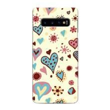 Чехлы для любимой на Самсунґ Ґелексі S10 (VPrint) (Сердечки)