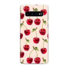 Чохли з фруктами для Samsung Galaxy S10 (VPrint) (Черешня)