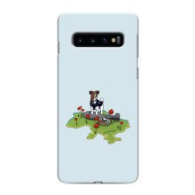 Чохли з картинкою собаки Патрон для Samsung Galaxy S10 (AlphaPrint) (Сапер Пес)