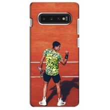 Чехлы с принтом Спортивная тематика для Samsung S10 (Алькарас Теннисист)
