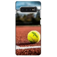 Чехлы с принтом Спортивная тематика для Samsung S10 – Теннисный корт