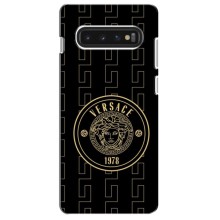 Чехлы VERSACE для Самсунг s10 (PREMIUMPrint) (Лого Версаче)