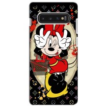 Чехол Disney Mouse Samsung Galaxy S10 (PREMIUMPrint) (Минни peace)