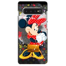 Чехол Disney Mouse Samsung Galaxy S10 (PREMIUMPrint) (Minni с бантиком)