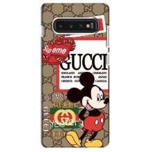 Чехол Disney Mouse Samsung Galaxy S10 (PREMIUMPrint) (Стильный Микки)