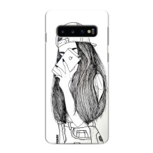 Чохол з друком для Samsung Galaxy S10 - (Мода) (AlphaPrint) (Фото дівчини)