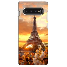 Чохол Ейфелева Вежа Samsung S10 - (AlphaPrint) – Сонячня вежа