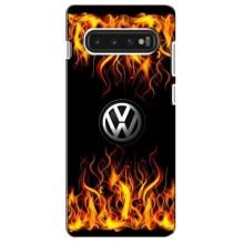 Чехол "Фольксваген" для Samsung S10 – Огненный Лого