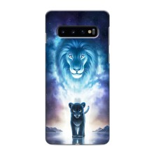 Чохол з картинкою ЛЕВ для Samsung Galaxy S10 (VPrint) (Маленький лев)