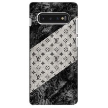 Чехол Стиль Louis Vuitton на Samsung S10 (LV на белом)