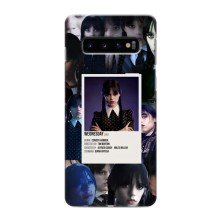 Чохли Венсдей на Samsung Galaxy S10 Уенсдей (AlphaPrint) (колаж Венздей)