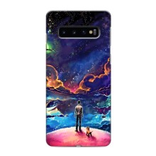 Космічні Чохли для Самсунґ Ґелексі S10 (VPrint) (Вид Галактики)