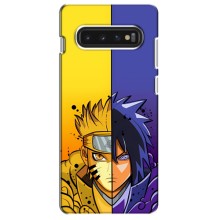 Купить Чехлы на телефон с принтом Anime для Самсунг s10 – Naruto Vs Sasuke
