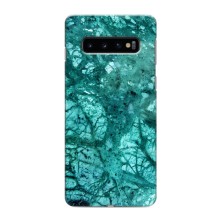 Мраморний чехол на Samsung Galaxy S10 (VPrint) (Зелений мрамор)