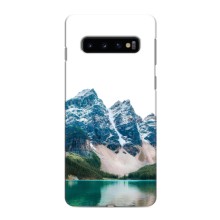 Силіконовий чохол з КАРТИНКАМИ літо для Samsung Galaxy S10 (AlphaPrint) (Гори)