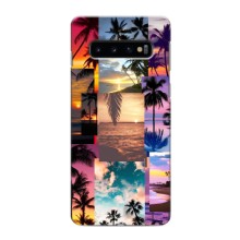 Силіконовий чохол з КАРТИНКАМИ літо для Samsung Galaxy S10 (AlphaPrint) (Літня відпустка)