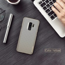 Чохол пластикова накладка Nillkin Air із сітчастим корпусом для Samsung Galaxy S9+ – Золотий