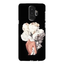 Чехлы (ART) Цветы на Samsung Galaxy S9 Plus G965 (VPrint) (Белые цветы)