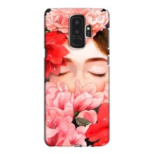 Чехлы (ART) Цветы на Samsung Galaxy S9 Plus G965 (VPrint) (Глаза в цветах)