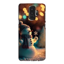 Чехлы на Новый Год Samsung Galaxy S9 Plus G965 – Снеговик праздничный