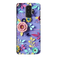 Чехлы с Цветами для Samsung Galaxy S9 Plus G965 (VPrint) (Цветочный дизайн)