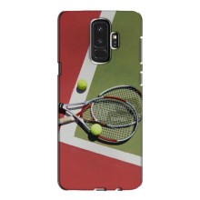 Чехлы с принтом Спортивная тематика для Samsung S9 Plus G965 (Ракетки теннис)