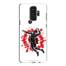 Чохли з прінтом Спортивна тематика для Samsung S9 Plus G965 – Волейболіст
