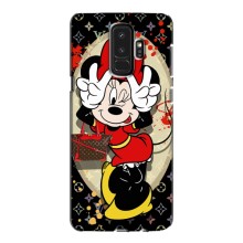 Чехол Disney Mouse Samsung Galaxy S9 Plus G965 (PREMIUMPrint) (Минни peace)