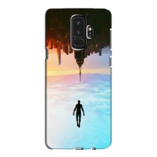 Чехол с человеком пауком для Samsung Galaxy S9 Plus G965 - (AlphaPrint) (Паук человек)