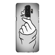 Чехол с принтом для Samsung Galaxy S9 Plus G965 (AlphaPrint - Знак сердечка) – Значок Love