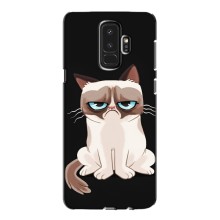 Чехол с принтом для Samsung Galaxy S9 Plus G965 (AlphaPrint) Модные коты – Грустный кот