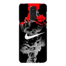 Силиконовый Чехол на Samsung Galaxy S9 Plus G965 с картинкой Nike (Nike дым)