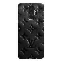 Текстурный Чехол Louis Vuitton для Самсунг С9 Плюс – Черный ЛВ